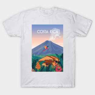 costa rica travel poster T-Shirt